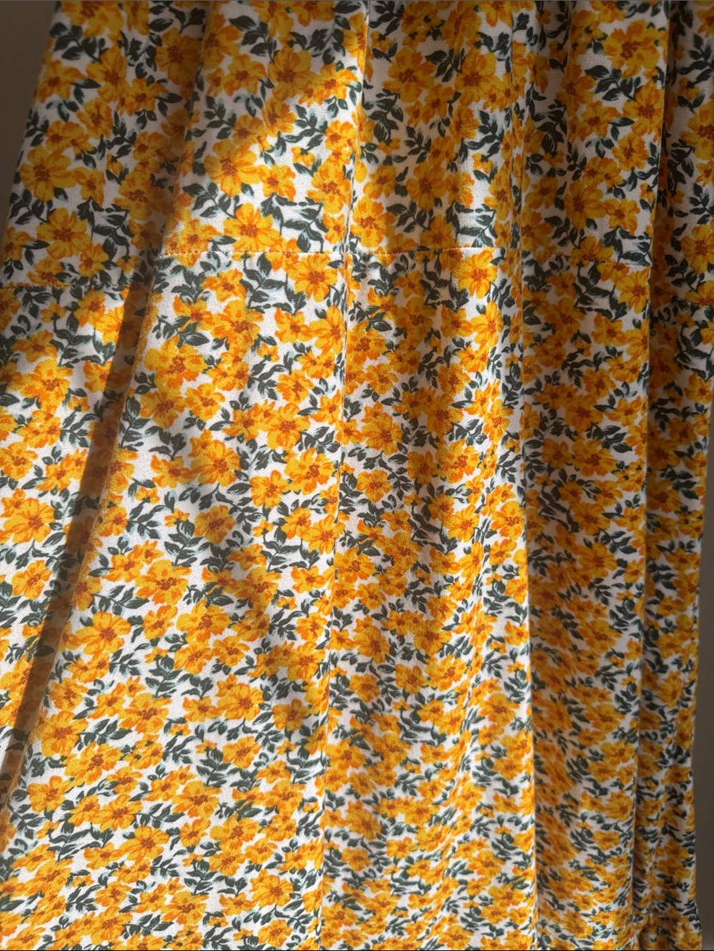 Yellow Floral Sun Dress